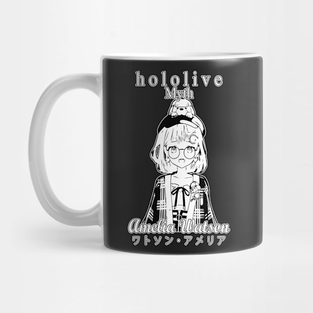 Amelia Watson Hololive English HoloMyth by TonaPlancarte